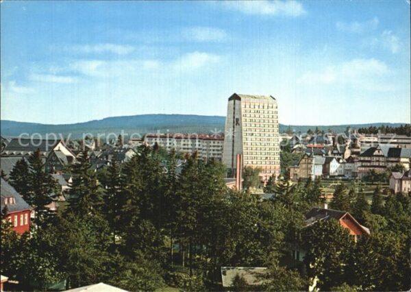Oberhof Thueringen FDGB Erholungsheim Rennsteig