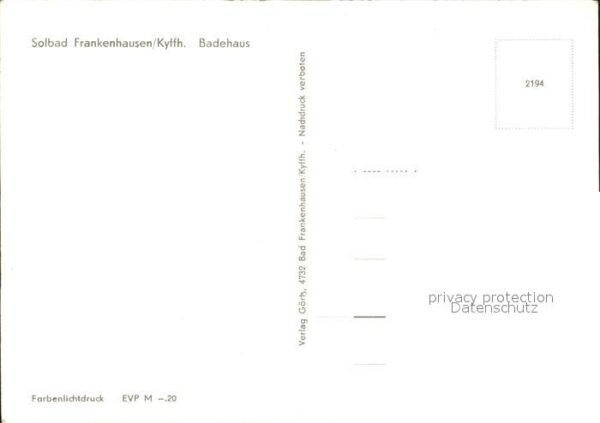 Bad Frankenhausen Badehaus – Bild 2