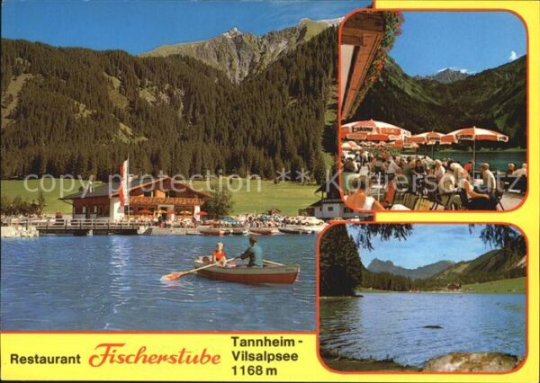 Tannheim Tirol Restaurant Fischerstube Terrasse Vilsal