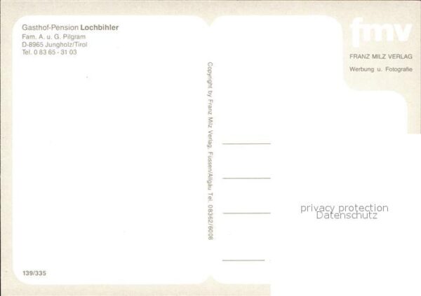 Jungholz Tirol Gasthof Pension Lochbihler – Bild 2