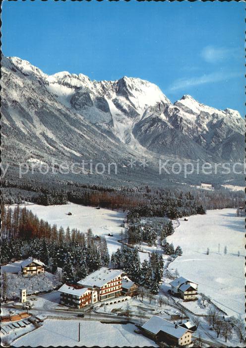 Obsteig Tirol Hotel Tyrol Fliegeraufnahme