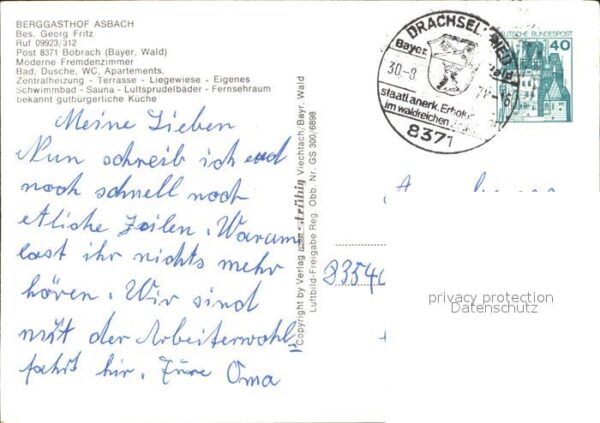 Boebrach Berggasthof Asbach – Bild 2