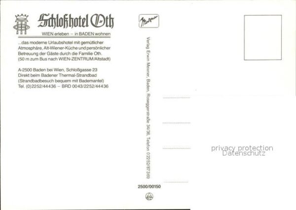 Baden Wien Schlosshotel Oth Teilansichten – Bild 2