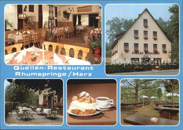 Rhumspringe Quellen Restaurant Gastraum Terrasse Fr