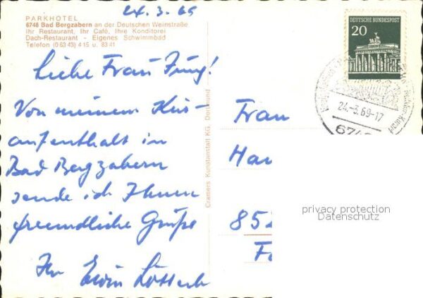 Bad Bergzabern Parkhotel Fliegeraufnahme – Bild 2