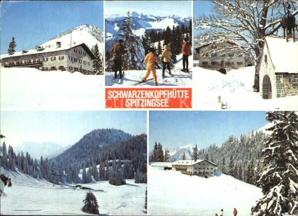 Spitzingsee Schwarzkopfhütte Skipiste Kapelle Panor