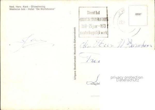 Schoonebeek Ned Herv Kerk Oliewinning Westerse bos – Bild 2