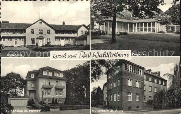 Bad Waldliesborn Badehaus Kurpark Kurpension Dr Plümpe M