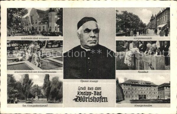 Bad Woerishofen Kurhaus Kurpark Wassertretplatz Kneippd