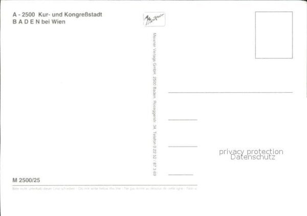 Baden Wien Beethoven Tempel Doblhoffpark Hauptplat – Bild 2