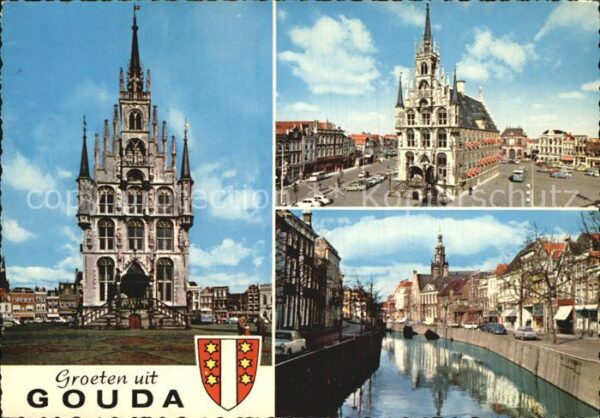 Gouda Rathaus Käsemarkt Kanal