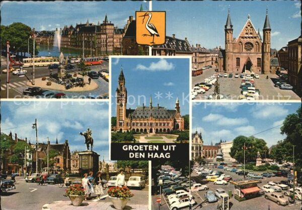 Den Haag Teilansichten Rathaus Marktplatz