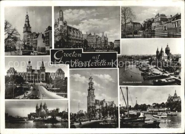 Amsterdam Niederlande Raamgracht American Hotel Leidse Bosje