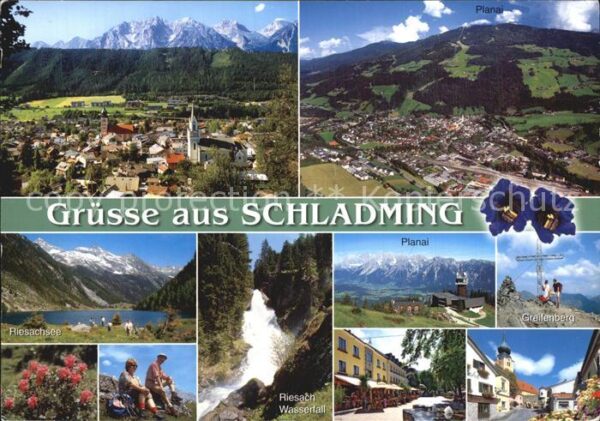 Schladming Obersteiermark Panorama Riesachsee Wasserfall Planai G