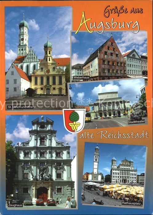 Augsburg St Ulrich und Afra Weberhaus Zeughaus S