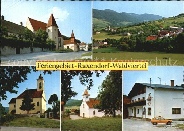 Raxendorf Waldviertel Heiligenblut Panorama Kirch