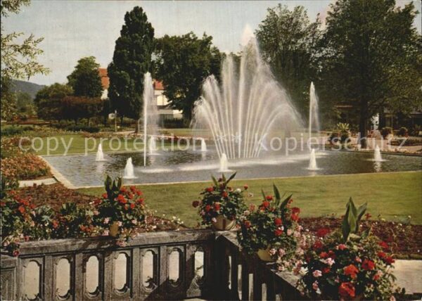 Bad Kissingen Rosengarten Wasserspiele