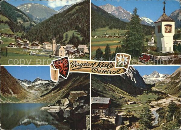 Kals Grossglockner Ortsblick Bildstöckl Dorfer See Luckner
