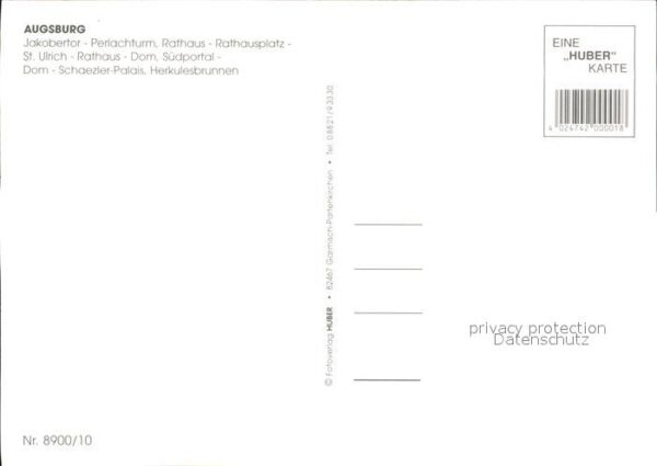 Augsburg Jakobertor Perlachturm Rathaus St Ulric – Bild 2