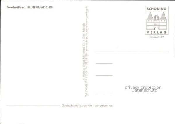 Heringsdorf Ostseebad Usedom Teilansichten Inselbähnle Strand Brunne – Bild 2