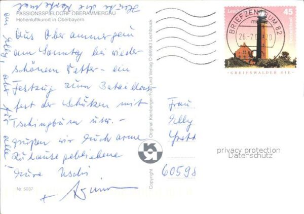 Oberammergau panorama Kirche Bemaltes Haus Passionss – Bild 2