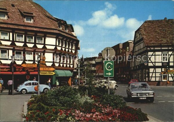 Hoexter Weser Fachwerkhäuser Markt Weserstr