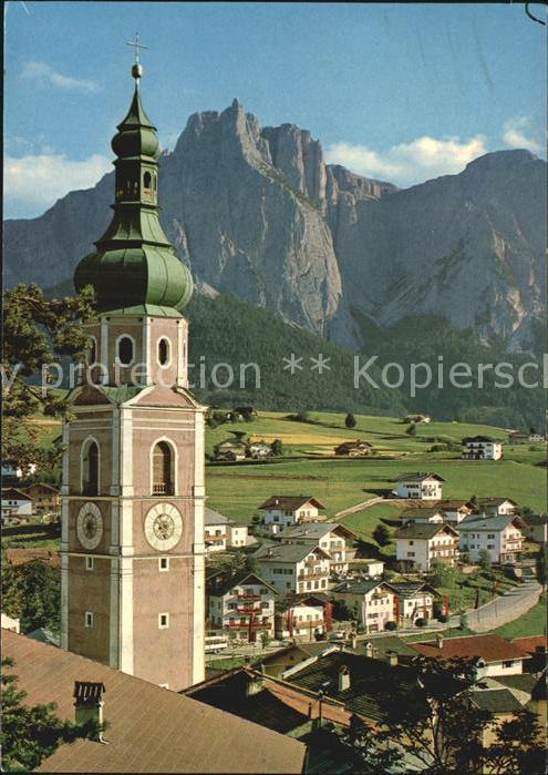 Kastelruth Suedtirol mit Schlern
