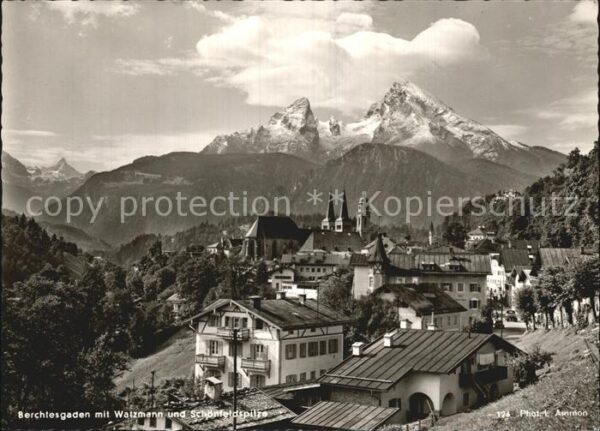 Berchtesgaden mit Watzmann und Schönfeldspitze