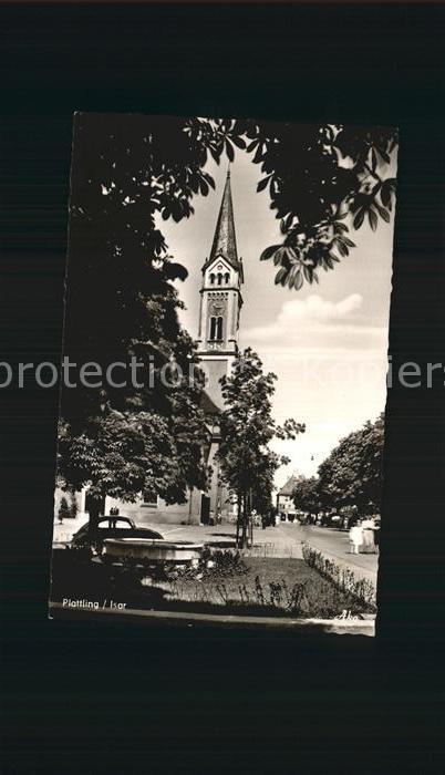 Plattling Isar Bayern Kirche