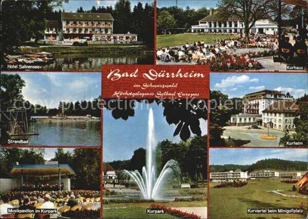 Bad Duerrheim Hotel Salinensee Kurhaus Strandbad Musi