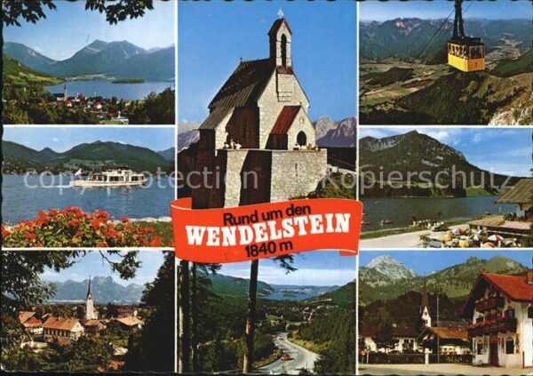 Wendelstein Berg mit Schliersee Tegernsee Brannenburg We