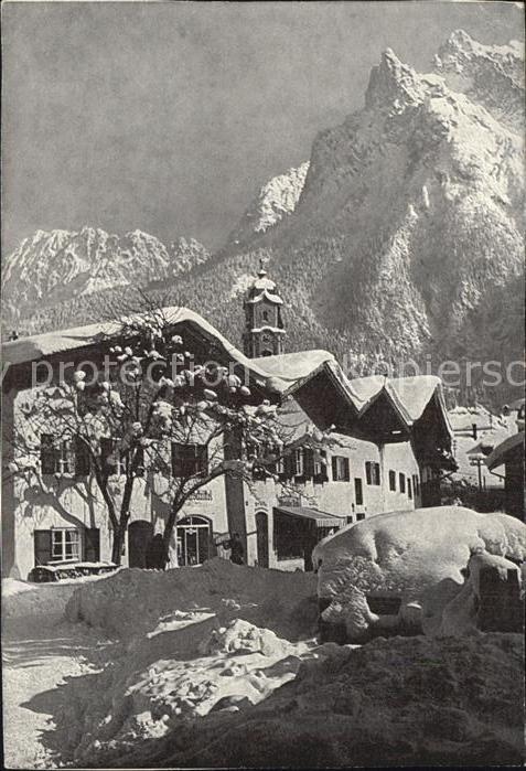 Mittenwald Bayern Winteridyll
