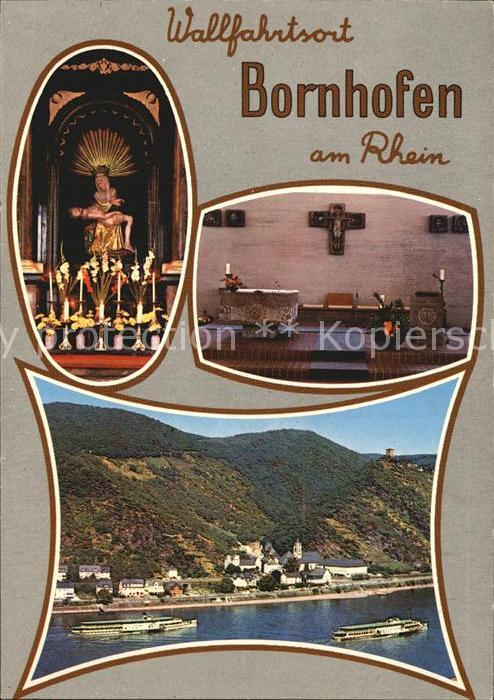 Bornhofen Kamp Wallfahrtskirche Madonna Altar Rheinpar