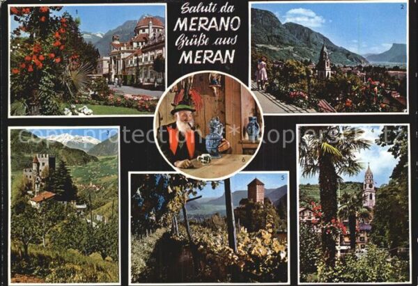 Meran Merano Kurhaus Tappeinerweg Schloss Brunnenbur