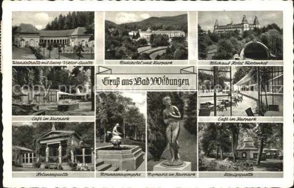 Wildungen Bad Helenquelle Kurpark Hotel Fürstenhof
