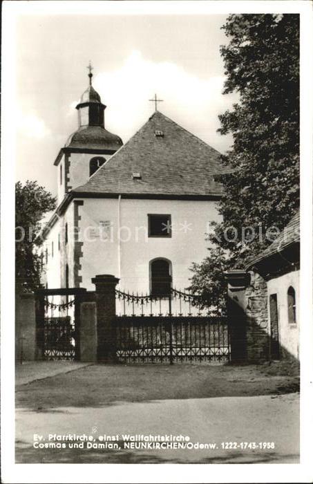 Neunkirchen Baden Pfarrkirche Wallfahrtskirche Cosmas Dam