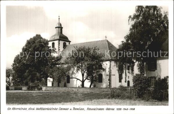 Neunkirchen Baden Pfarrkirche Wallfahrtskirche Cosmas Dam