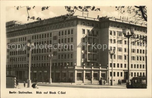Berlin Stalinallee Block C-Süd