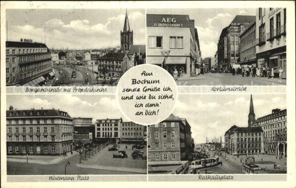Bochum Rathausplatz Bongardstrasse Husemann Pl