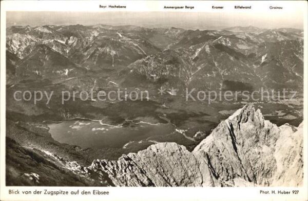 Eibsee Zugspitze Ammergauer Berge Kramer
