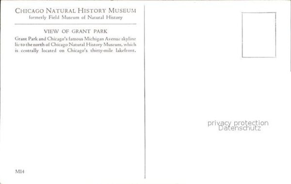Chicago Park Natural History Museum Grant Park Michi – Bild 2