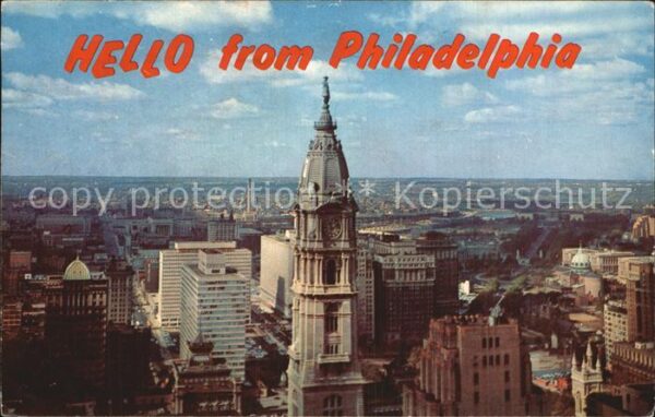 Philadelphia Pennsylvania Fliegeraufnahme City Hall