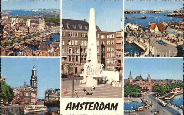 Amsterdam Niederlande Teilansichten