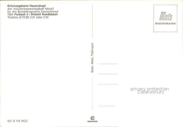 Hundsbach Forbach Erholungsheim Hauerskopf Hundseck Viehl – Bild 2