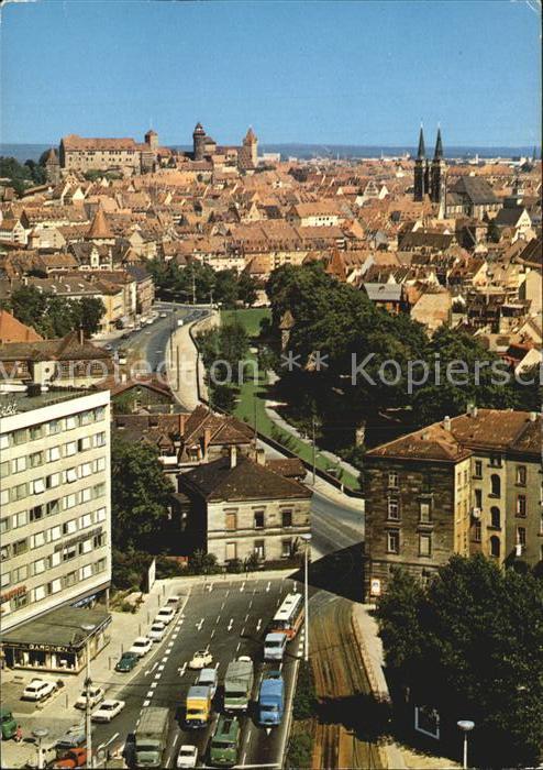 Nuernberg Gesamtansicht mit Burg