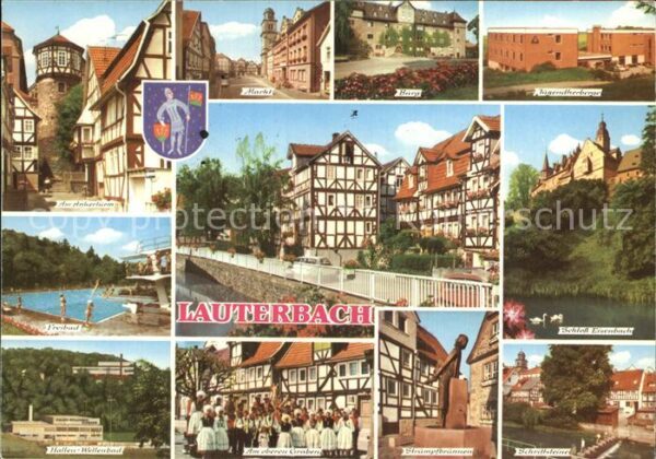 Lauterbach Hessen Freibad Hallen Wellenbad Strumpfbrunnen