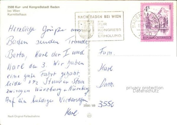 Baden Wien Kurmittelhaus Hallenbad – Bild 2