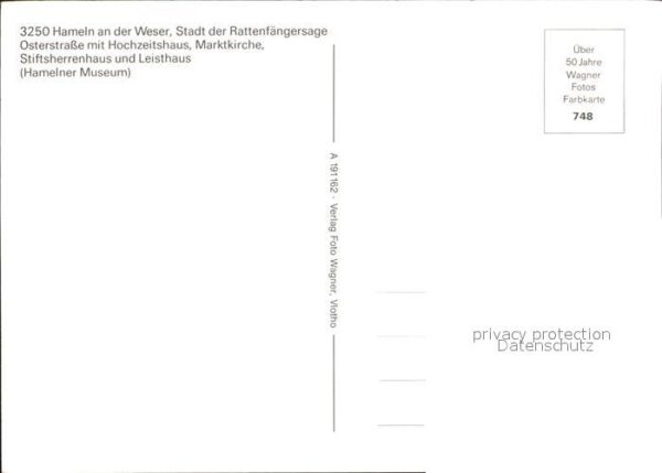 Hameln Weser Osterstrasse Hochzeitshaus Marktkirche – Bild 2