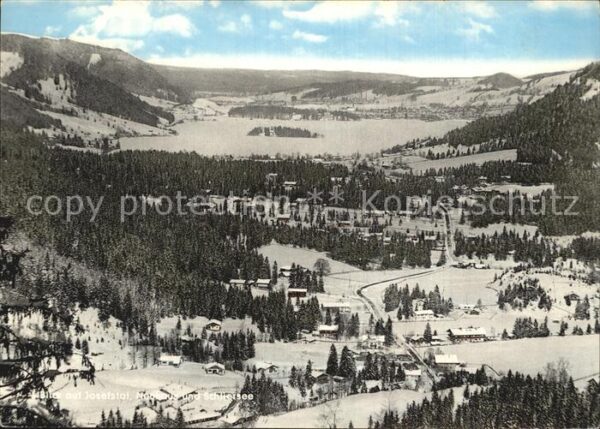 Josefstal Blick auf Neuhaus und Schliersee