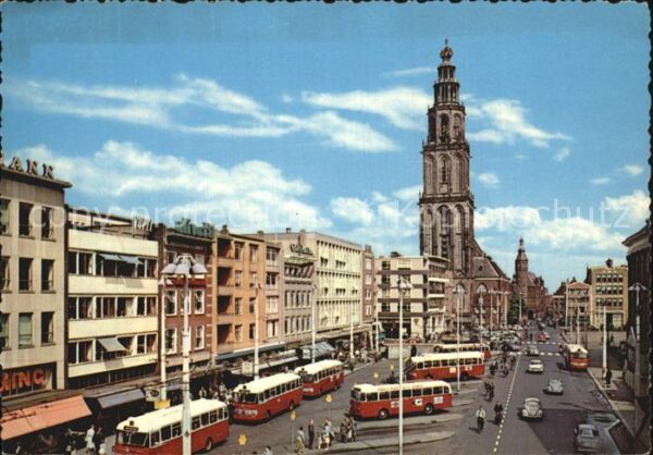 Groningen Grote Markt Martinitoren